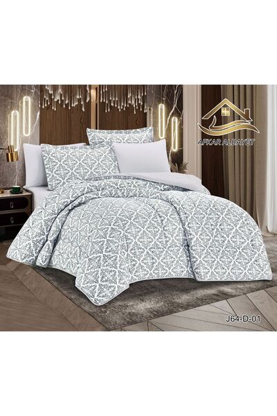 Afkar Albayet Cool Soft Summer Double Bedspread 230*250 - 6 Piece Set - Doubl...