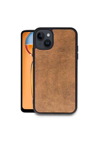 cepmoda iPhone "15" Premium Leather Coating Case - Silicone Cover with Camera...