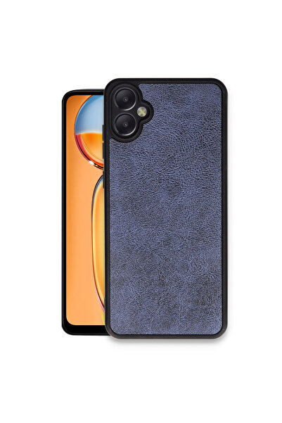 cepmoda Samsung Galaxy "A06" Premium Leather Coated Case - Silicone Cover wit...