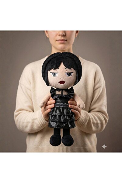 Play By Play Jucărie de Pluș Wednesday Addams, Rochia Neagră de Bal (27 cm)