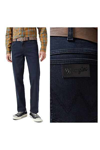 WRANGLER Blugi bărbătești, Wrangler, bumbac, lungime normală, fermoar, 5 buzu...