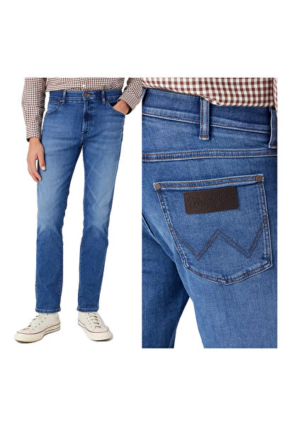 WRANGLER Blugi bărbătești, Wrangler, bumbac, lungime normală, fermoar, 5 buzu...