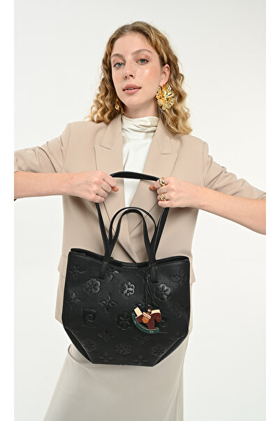 Pierre Cardin Limited Edition Black Women's Shoulder Bag with Snap Closure an...