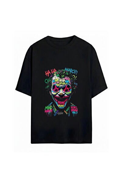 SVART WEAR Joker Printed Unisex Oversize T-Shirt