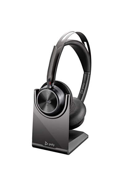 HP Poly Voyager Focus 2 Microsoft Teams Certified USB-C Headset +USB-C/A Adap...