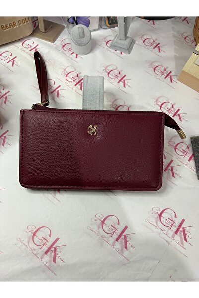 GK GAMZELİRENKLERİM LUXURY FASHION&ACCESSORIES Hand Strap Large Wallet Premiu...