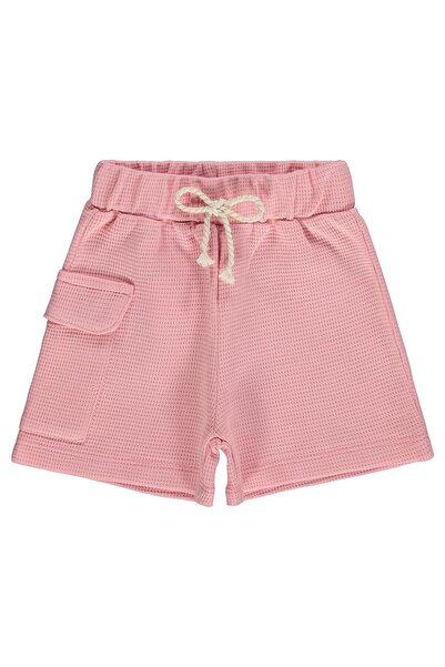 Civil Baby Kız Bebek Düz Cepli 6-18 Ay Şort - Pembe 12-18 Ay