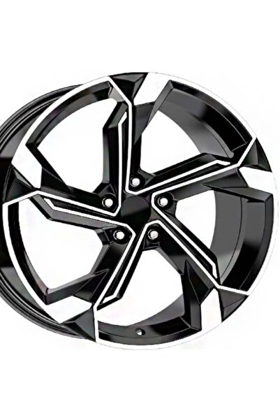 RC 18 inç 5x112 A3 A4 Golf Octavia Jetta Passat Caddy Uyumlu Siyah Elmas Kesi...