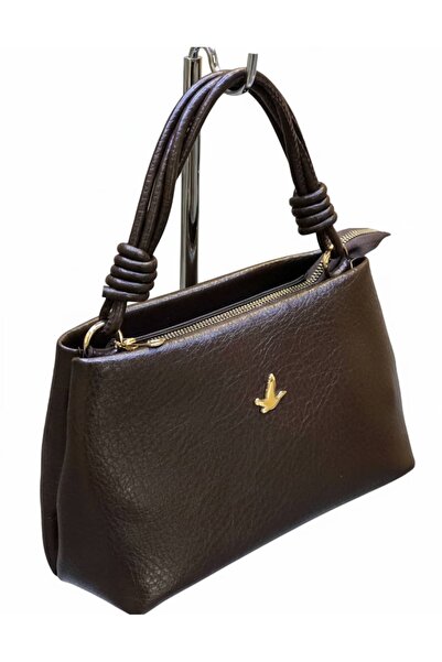ELİTE NOVA SHOPPİNG Askisi Knot Detail Medium Size Black Shoulder Bag Bag I