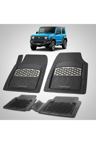 TEAMCAR Πατάκια SUV συμβατά για Suzuki Jimny 4 2018-σήμερα | Ασημί