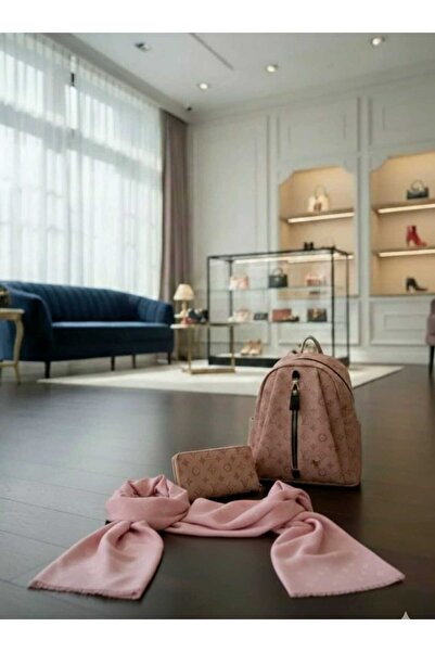 w white stars sports & wear Women-Girls Lv Pattern 3-Piece Set (Backpack+Wall...