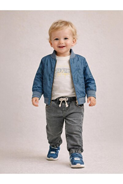 Concept. سترة طيار مطبوعة من كونسبت بينجوين، طقم مكون من 3 قطع للأعمار من 6 إ...