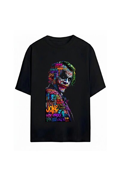 SVART WEAR Μπλουζάκι με στάμπα Τζόκερ, Unisex, Oversize