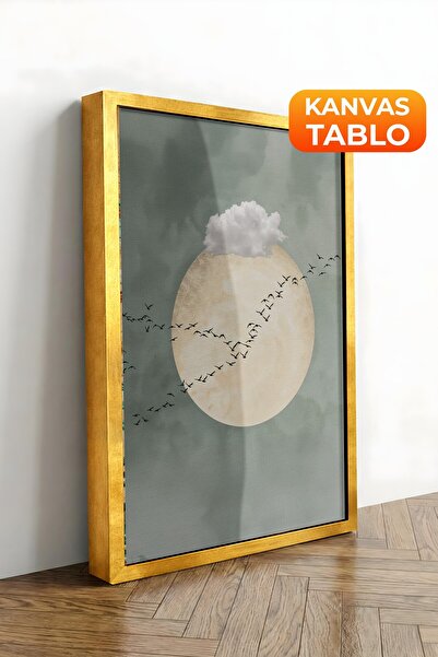 Postifull Pictură murală, Tablou pe pânză cu ramă aurie de lux, Seria Ritual,...