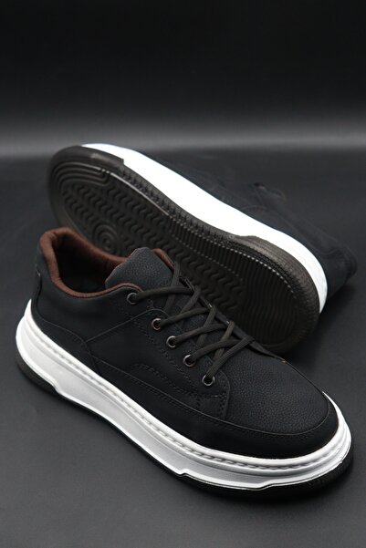 Sanvio Tarzkar Men's Black Premium Polyurethane Lightweight Orthopedic Stitch...