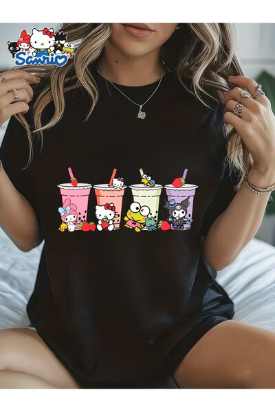 oneagılyazı Sanrio velika majica | Slatka Hello Kitty, My Melody, Kuromi i Ža...