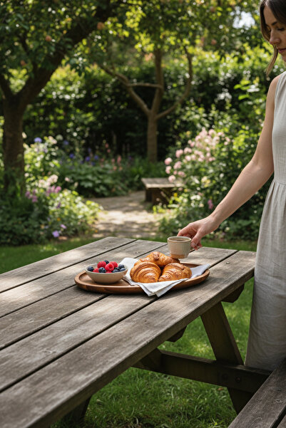 Akayev Akasya Oval Presentation Plate 28X18 cm