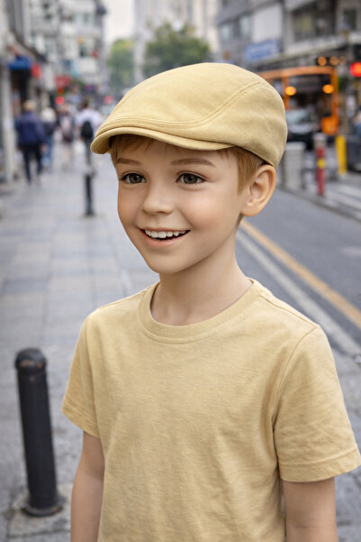 PaminBags Aksesuar Linen Elastic Children's Duck Cap Hat Ün0089