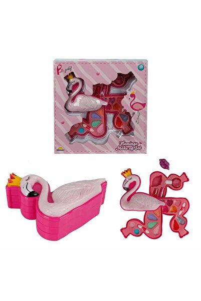 lowell home Flamingo Shaped 3 Layer Makeup Beauty Set