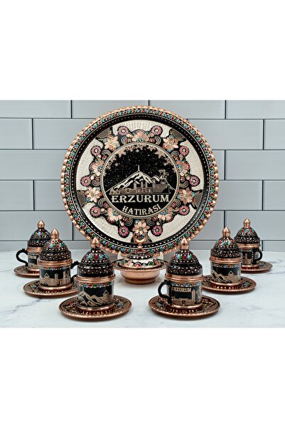 uzunoğlu bakır ürünleri Cup set uzunoglu copper 6-piece cup set pure copper