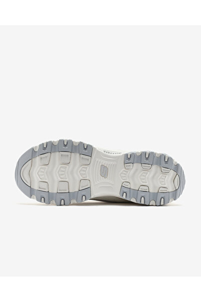 SKECHERS D'lites - SMOOTH NOSTALGIA Kadın Natürel/Gri Sneakers 150537 NTGY