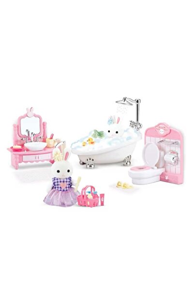 Generic Brand By Dreamy Mini Rabbit Large Bath Play Set-Mga