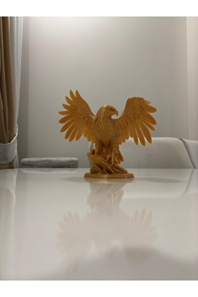 Cosar KARTAL DEKORATİF SÜA ÜRÜNÜ ALTIN RENKLİ HARİKA TASARIMLI