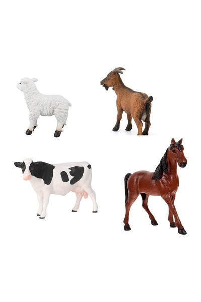 NW NessiWorld BMA-14 حيوانات المزرعة رباعية الأرجل - كيد في عبوة بلاستيكية