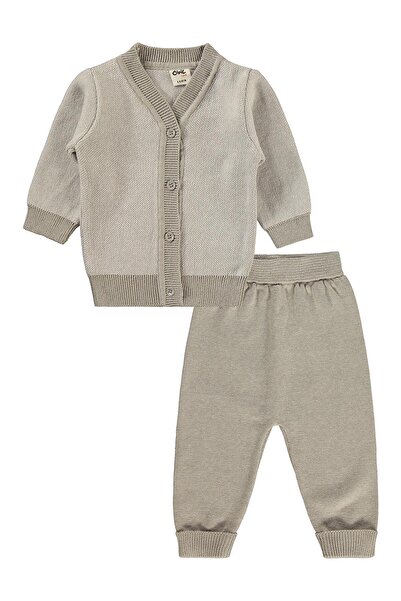 Civil Baby Hırkalı 6-18 Ay Takım - Gri 12-18 Ay