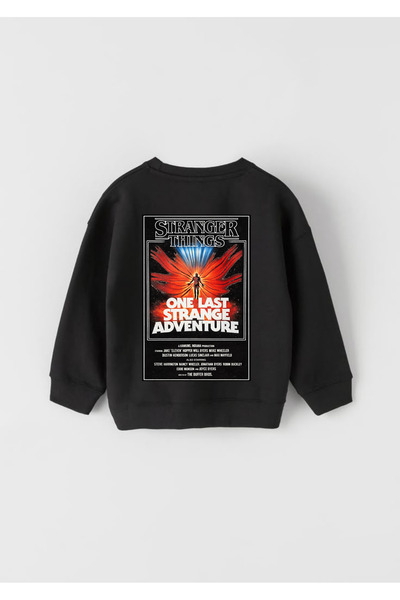 Tubinyoo سترة مطبوعة عليها عبارة "Stranger Things One Last Strange Adventure"