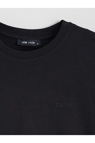 LC Waikiki Black Crew Neck Women's T-Shirt