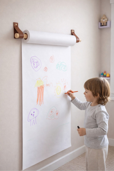 THE SIMPLE STYLE Rulo Kraft Kağıt Askısı Kağıt Tutucu - KAĞIT DAHİL DEĞİLDİR ...