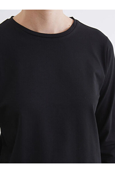 LC Waikiki Black Crew Neck Women's T-Shirt