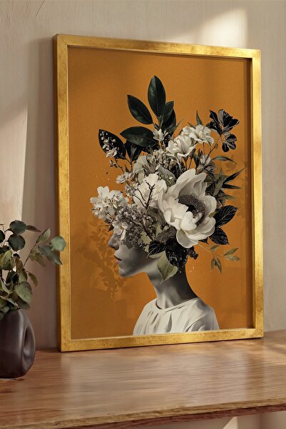 Postifull Zidna slika, luksuzna slika i poster sa zlatnim okvirom, serija rit...