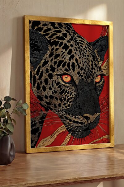 Postifull Pictură de perete, Tablou și poster cu ramă aurie de lux, Seria Rit...