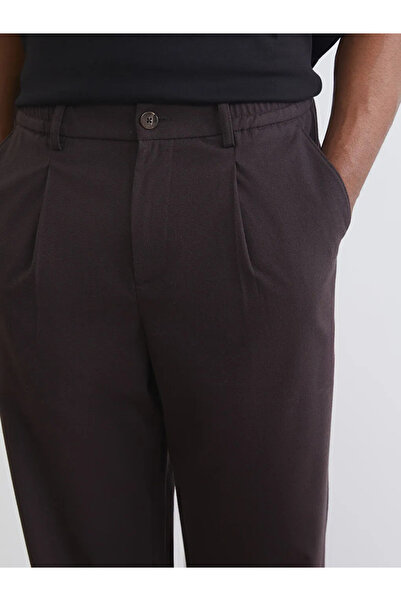 LC Waikiki Brown Standard Fit Men's Trousers