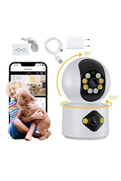 Veridion Baby Monitor dual Veridion® 4MP, Camera Video Audio Wireless Pentru ...