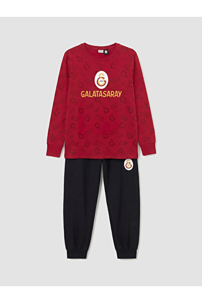 LC Waikiki Crveni Galatasaray Štampano set pidžama za dečake