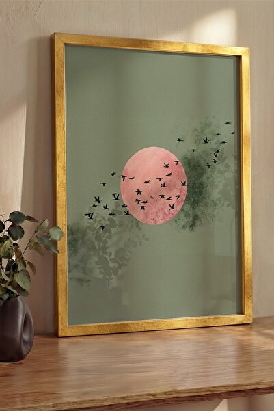 Postifull Πίνακας Τοίχου, Πίνακας και Αφίσα με Πολυτελές Χρυσό Πλαίσιο, Σειρά...