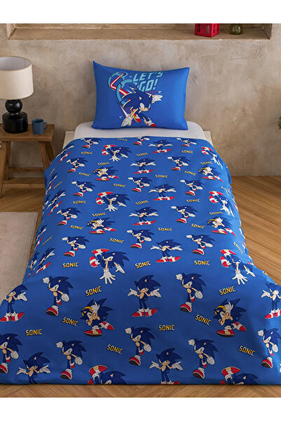 LC Waikiki Mixed Sonic Printed Single Duvet Cover Set