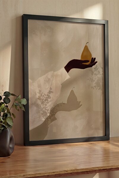 Postifull Pictură de perete, Tablou și poster cu ramă neagră de lux, Seria Ri...