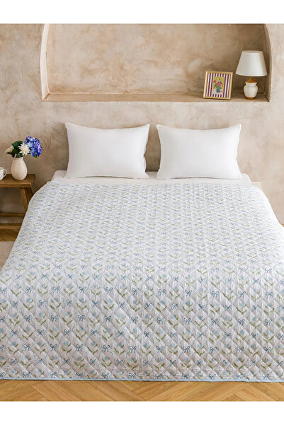 LC Waikiki Mixed Floral Pattern Double Bedspread