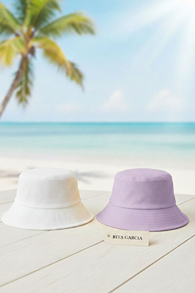 Ritagarcia Advantage Pack of 2 Unisex Cotton Bucket Fisherman Hat Set