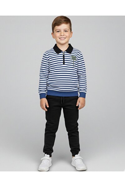 Egelite Set pentru băieți cu vârste între 5-12 ani, compus din hanorac cu gul...