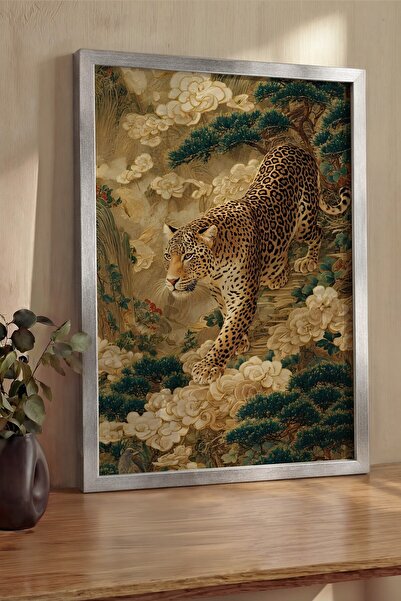 Postifull Pictură de perete, Tablou și poster cu ramă argintie de lux, Seria ...