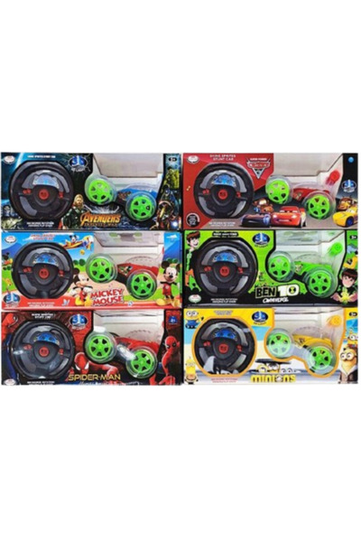 Other Toy Car Set with Steering Wheel – 24 Pieces – Avengers, Cars, Mickey Mo...