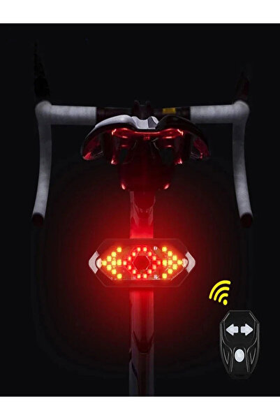 Dream Plus Bisiklet Dönüş Sinyali Uzaktan Kumandalı 5 Moodlu Şarj Edlebilir B...