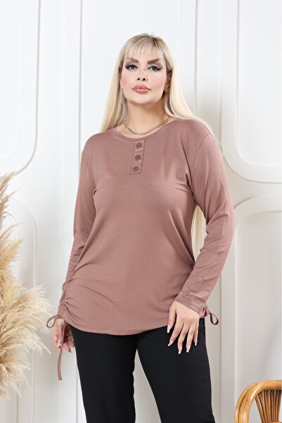 Vinola Large size high quality comfortable cut viscose combed fabric blouse