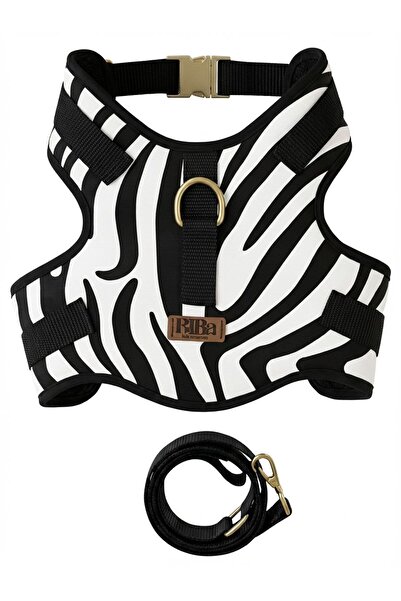 BiBa Pet مجموعة طوق قطط زيبرا مضادة للهروب/قماش قابل للتنفس/حزام تثبيت للقطط ...