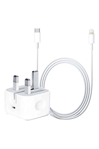 G.RUNWAY شاحن جداري USB-C مع كابل Type-C إلى 20w أبيض